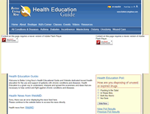 Tablet Screenshot of education.betterlivingnow.com